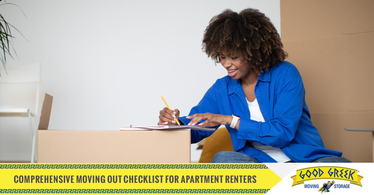 Lista de comprobación de la mudanza para inquilinos de apartamentos en Florida.