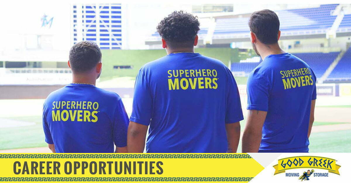 Florida career opportunities with Good Greek Moving & Storage.