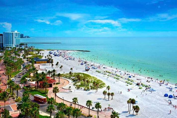 Foto aérea de Clearwater Florida