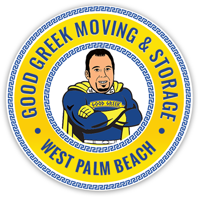 Insignia de empresa de mudanzas de West Palm Beach, Florida